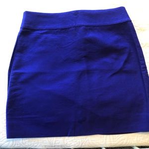 J Crew royal blue pencil skirt